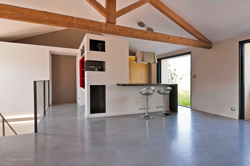 amenagement maison vigneronne